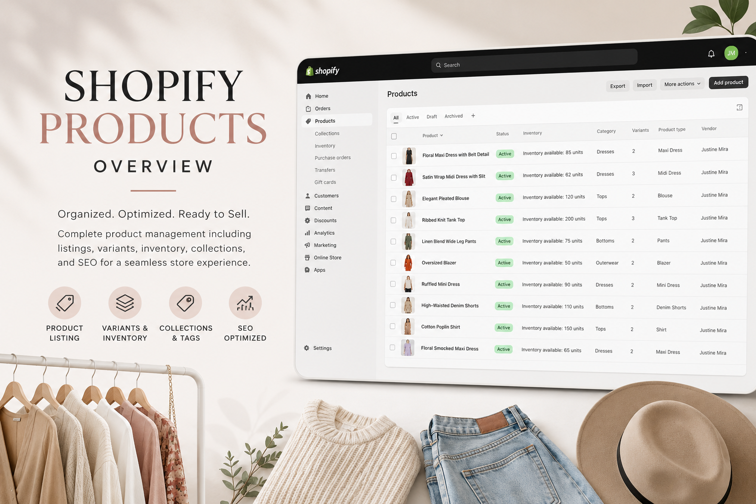 Shopify Products Overview